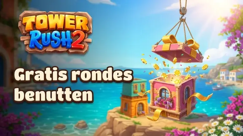 Cadeaudoos met gratis inzetten als Tower Rush 2 bonus